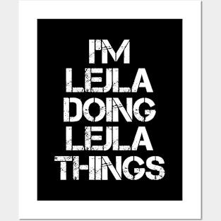 Lejla Name T Shirt - Lejla Doing Lejla Things Posters and Art